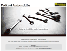 Tablet Screenshot of folkaviautomobile.se